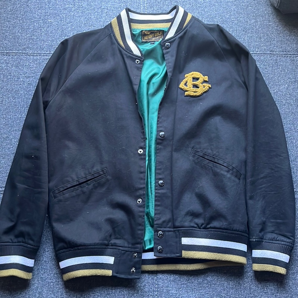 Black & Gold Varsity Jacket